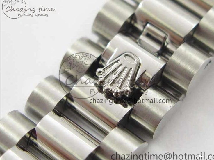 MiroTime 0402 Datejust 31mm 278275 SS Crystal Bezel BP Maker Best Edition Pink Roman Dial Crystal @6 on SS President Bracelet Contemporary 3082